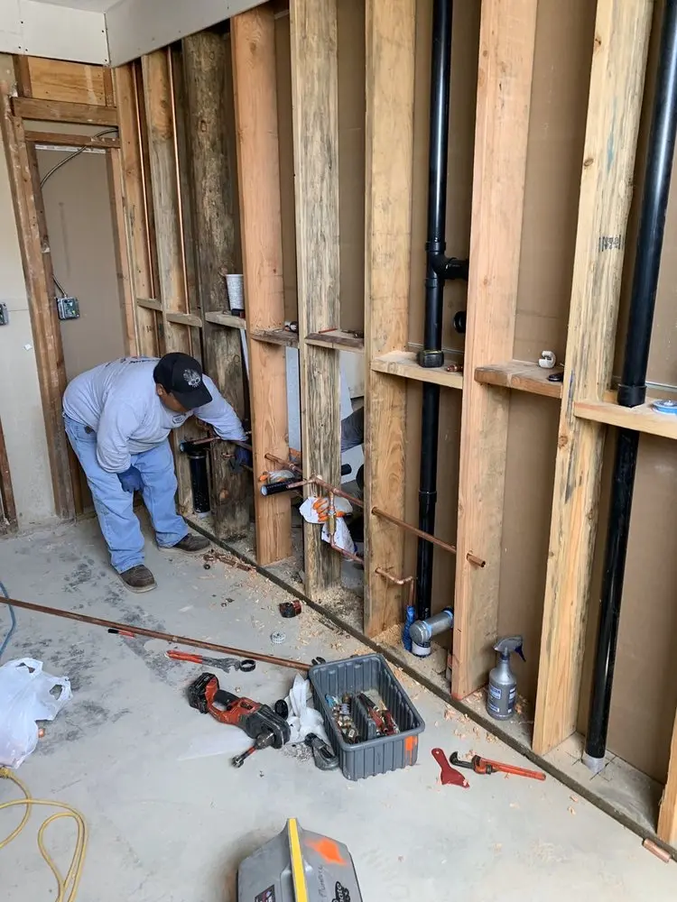 Commercial rough-in plumbing for Gas Line Repair in Keatwood